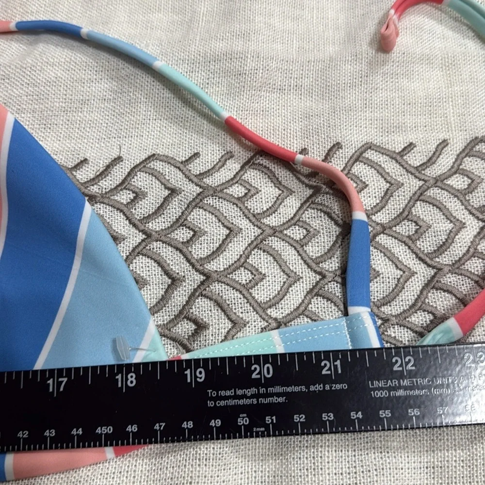 (L1) SOUTHERN TIDE, Colorful Striped Bikini Top, sizes S, XS - Picture 9 of 10